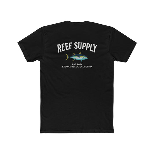 Reef Supply Graphic Tee — Laguna Beach Tuna Logo Cotton Unisex T-Shirt