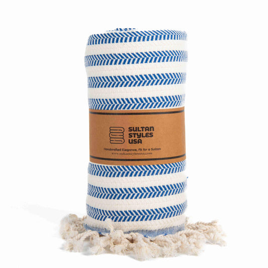 Turkish towel, lightweight, absorbent, eco-friendly, 100% cotton, sand-resistant